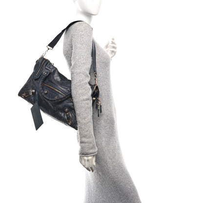 Balenciaga Agneau Giant 21 Rose Gold Hardware City Dark Night 2 of 11