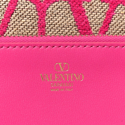 Valentino Garavani Toile Iconographe Vlogo All In Shopping Bag Natural Pink PP 7 of 10