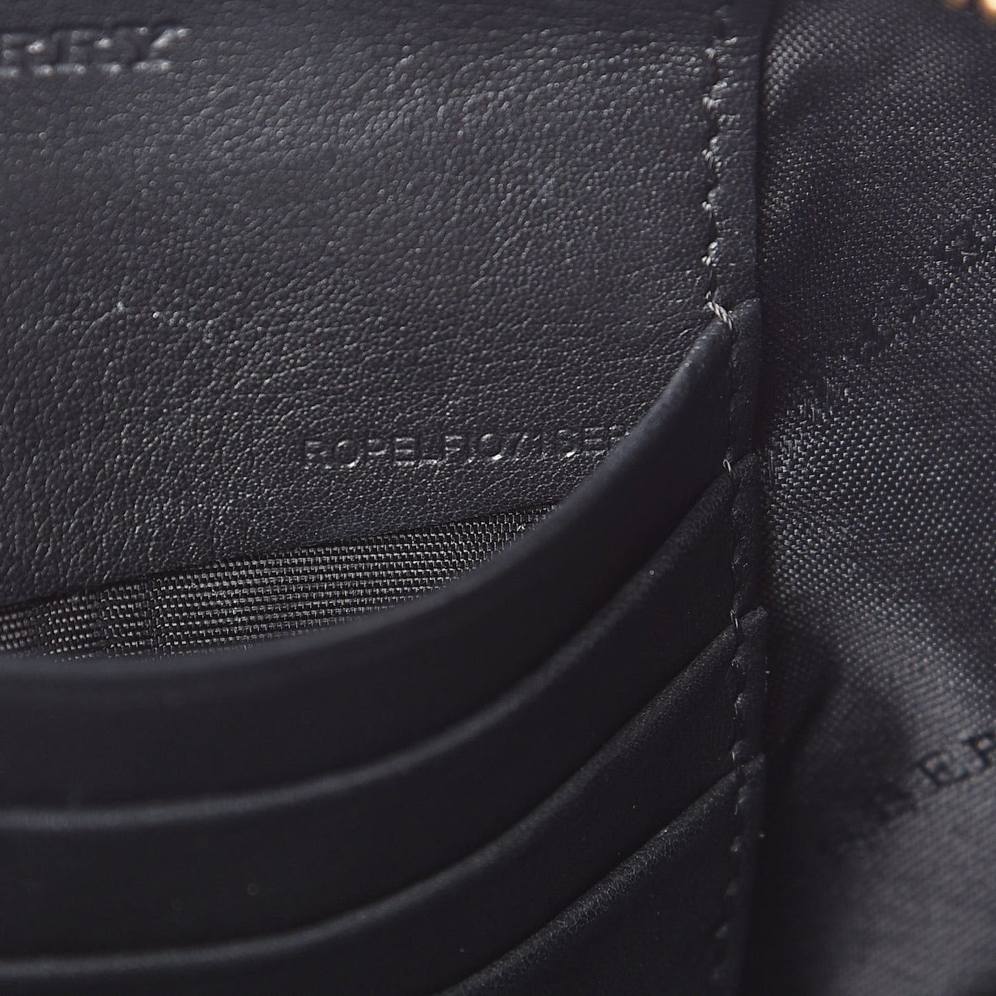 Horseferry Check Peyton Crossbody Clutch Bag Black