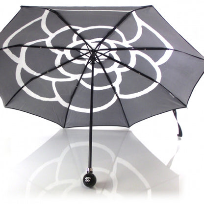Chanel Camellia Umbrella Black/White 2 of 6