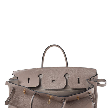 Hermes Togo Birkin 40 Gris Tourterelle 15 of 36