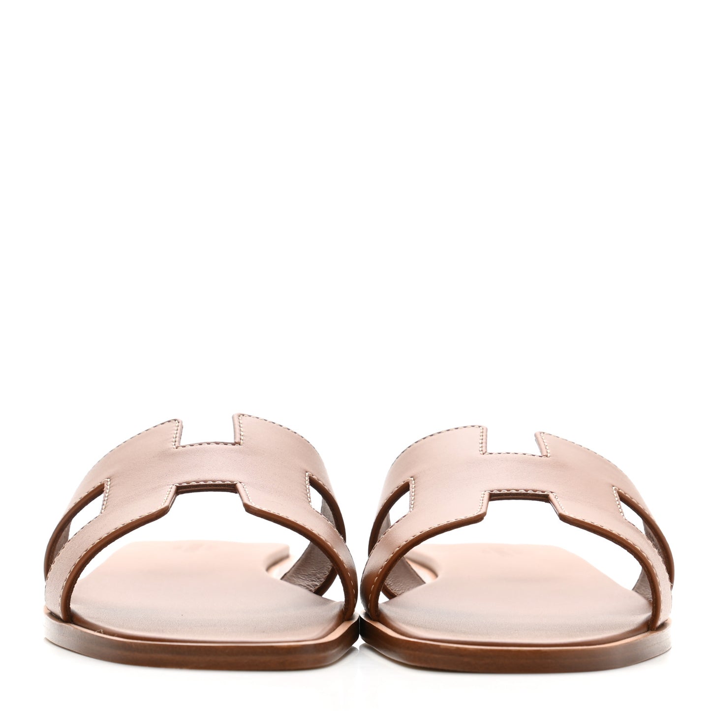 Box Calfskin Oran Sandals 38 Gold