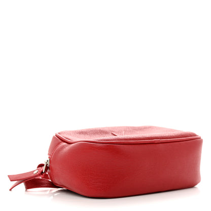 Saint Laurent Lambskin Monogram Lou Belt Bag Red 4 of 12