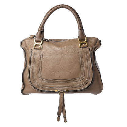 Chloe Calfskin Large Marcie Satchel Nut 1 of 13