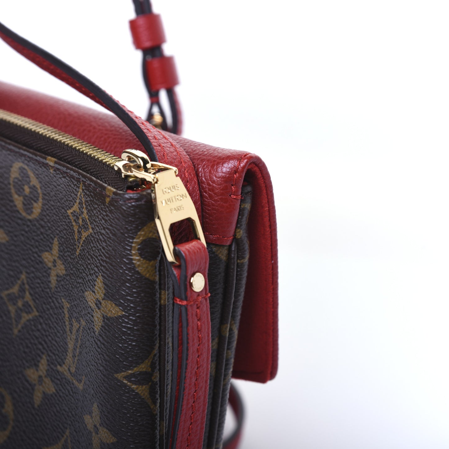 Monogram Twice Pochette Cherry