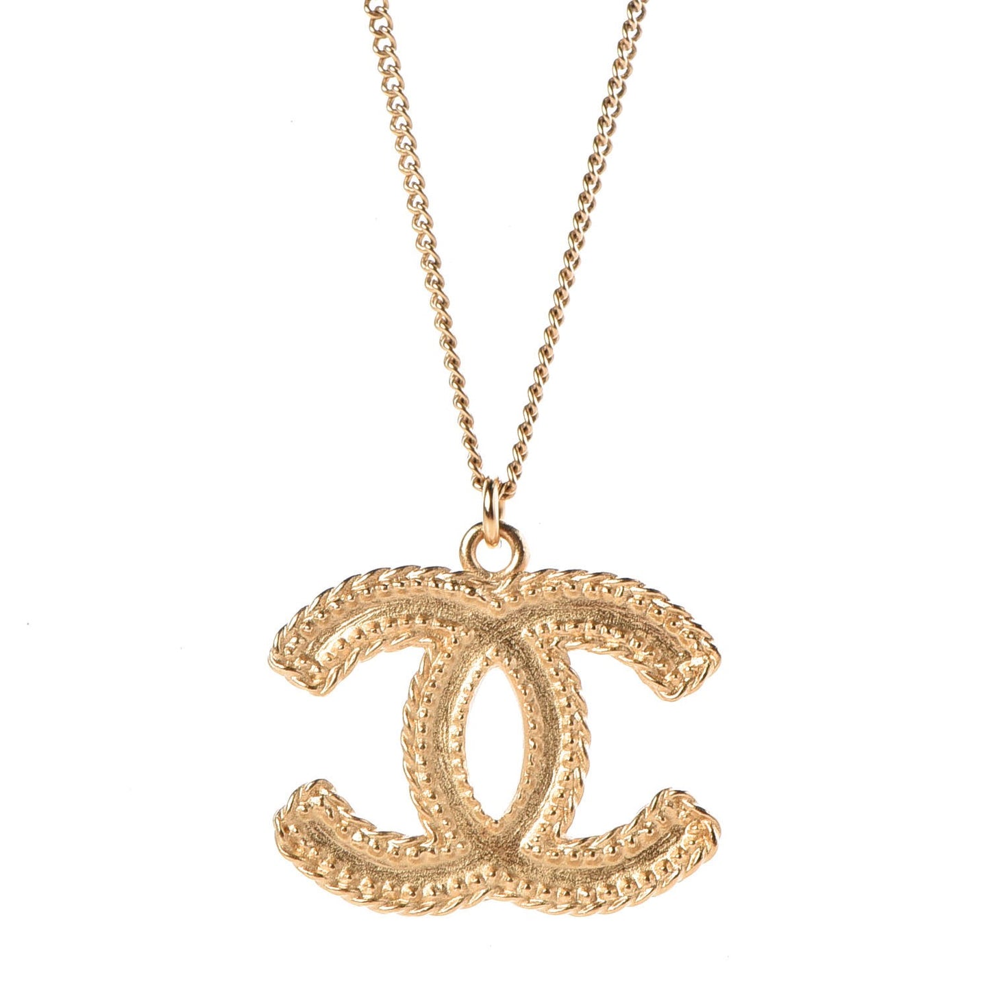 CC Necklace Matte Gold
