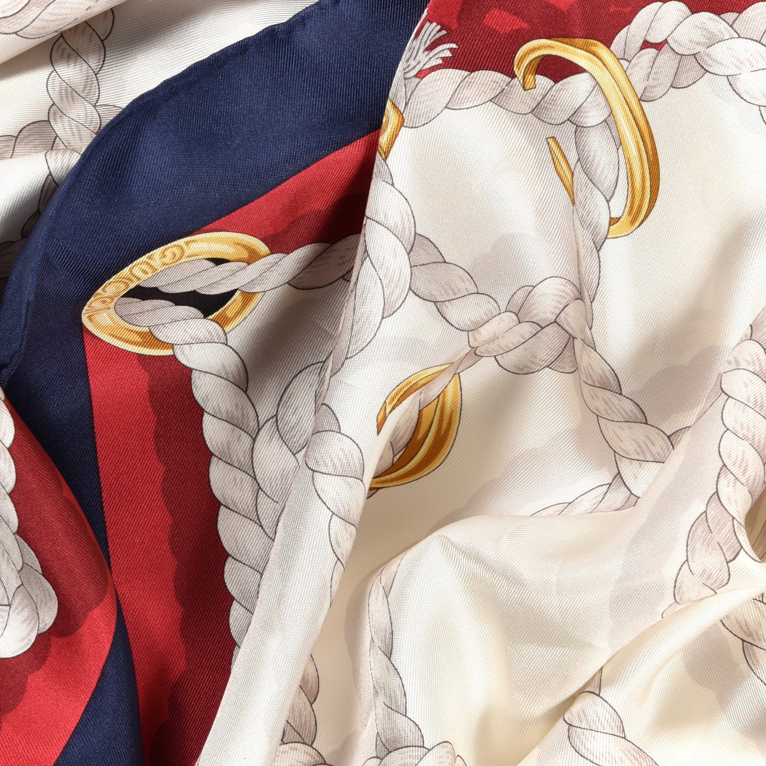 Gucci Silk Ropes Square Scarf Multicolor 3 of 3