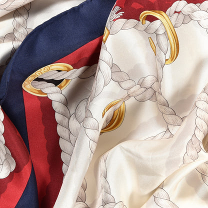 Gucci Silk Ropes Square Scarf Multicolor 3 of 3