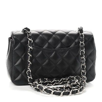 Chanel Caviar Quilted Mini Rectangular Flap Black 3 of 9