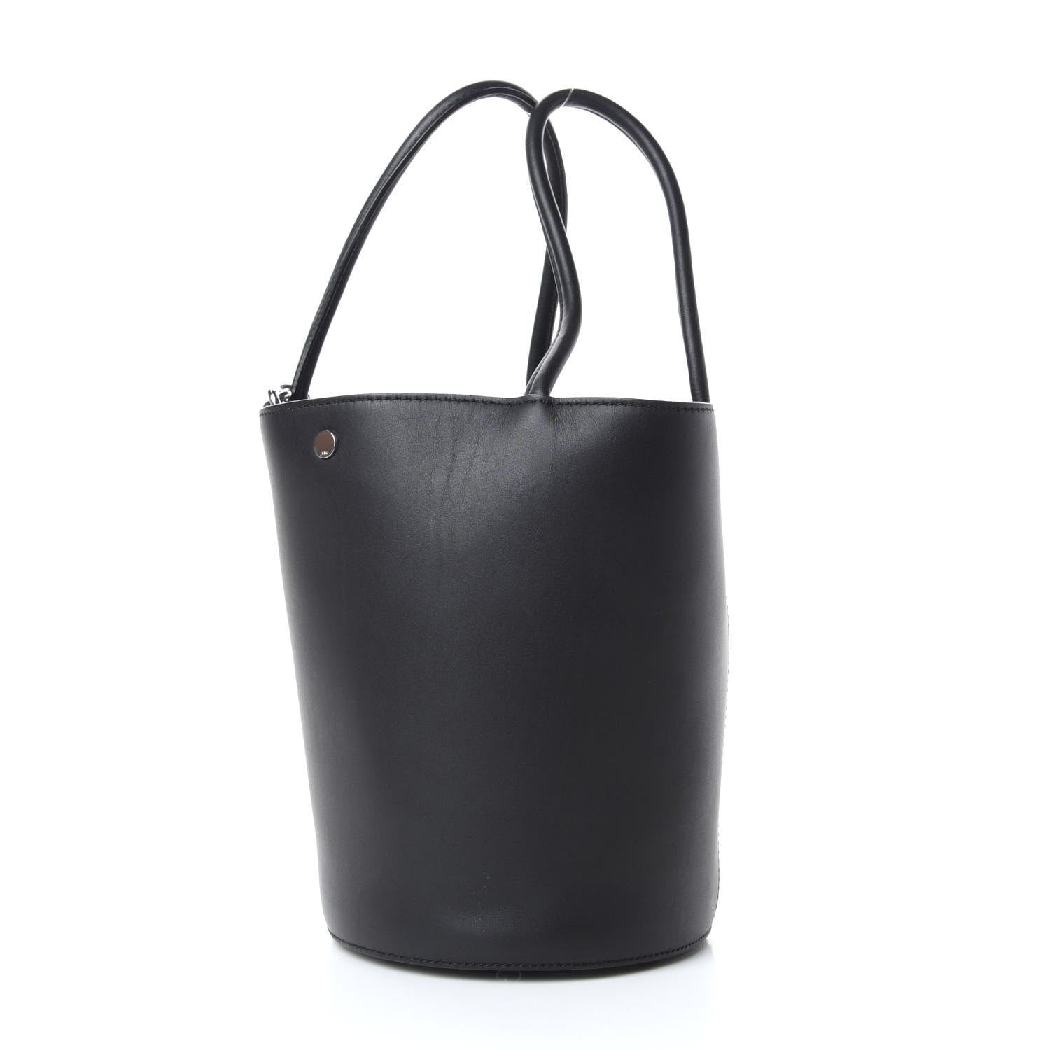 Alexander Wang Calfskin Roxy Large Chain Bucket Black Silver Hardware 3 of 10