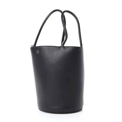 Alexander Wang Calfskin Roxy Large Chain Bucket Black Silver Hardware 3 of 10