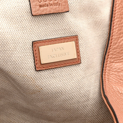 Gucci Metallic Pebbled Calfskin Medium Soho Shoulder Bag Blush 7 of 12