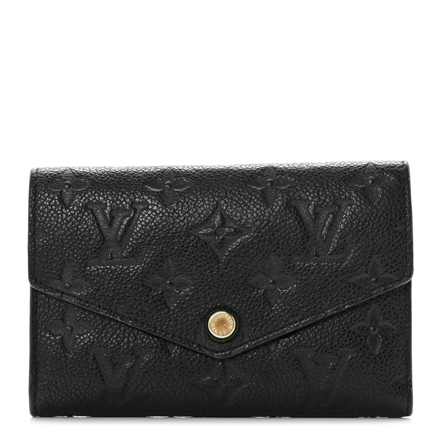 Louis Vuitton Empreinte Compact Curieuse Wallet Black 1 of 7