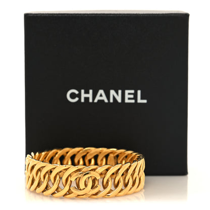 Chanel CC Chain Wide Bracelet Gold 5 of 5