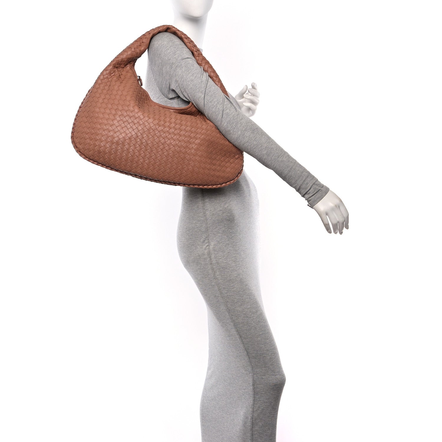 Bottega Veneta Nappa Intrecciato Medium Veneta Hobo Deco Rose 2 of 11