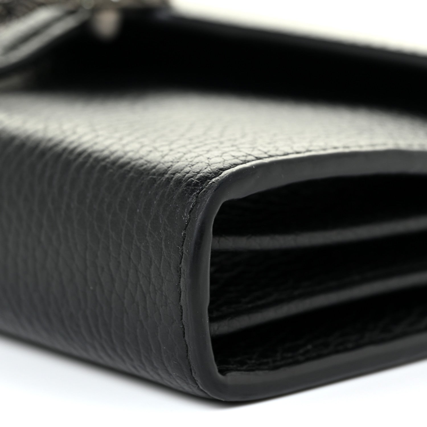 Gucci Calfskin Mini Dionysus Chain Wallet Black 10 of 13