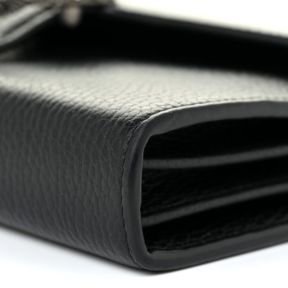 Gucci Calfskin Mini Dionysus Chain Wallet Black 10 of 13