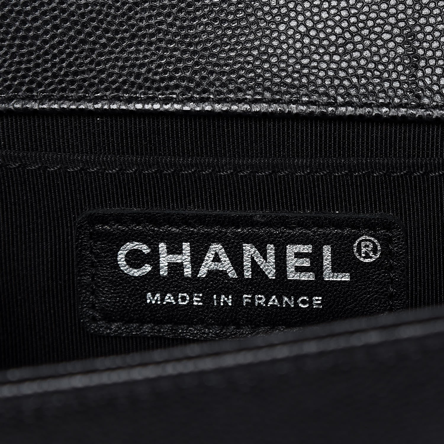 Chanel Caviar Quilted Medium Boy Flap Black 8 of 12