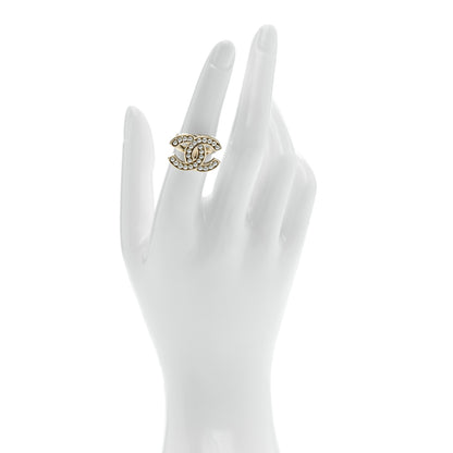 Chanel Pearl CC Ring 52 6 Gold 2 of 5