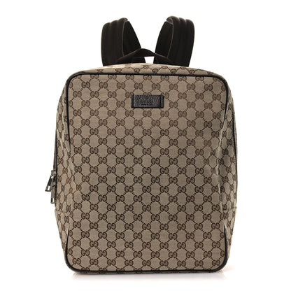 Gucci Monogram Travel Backpack Dark Brown 1 of 11
