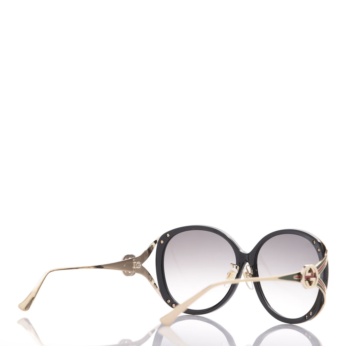 Round Frame Injected GG0226SK Sunglasses Black