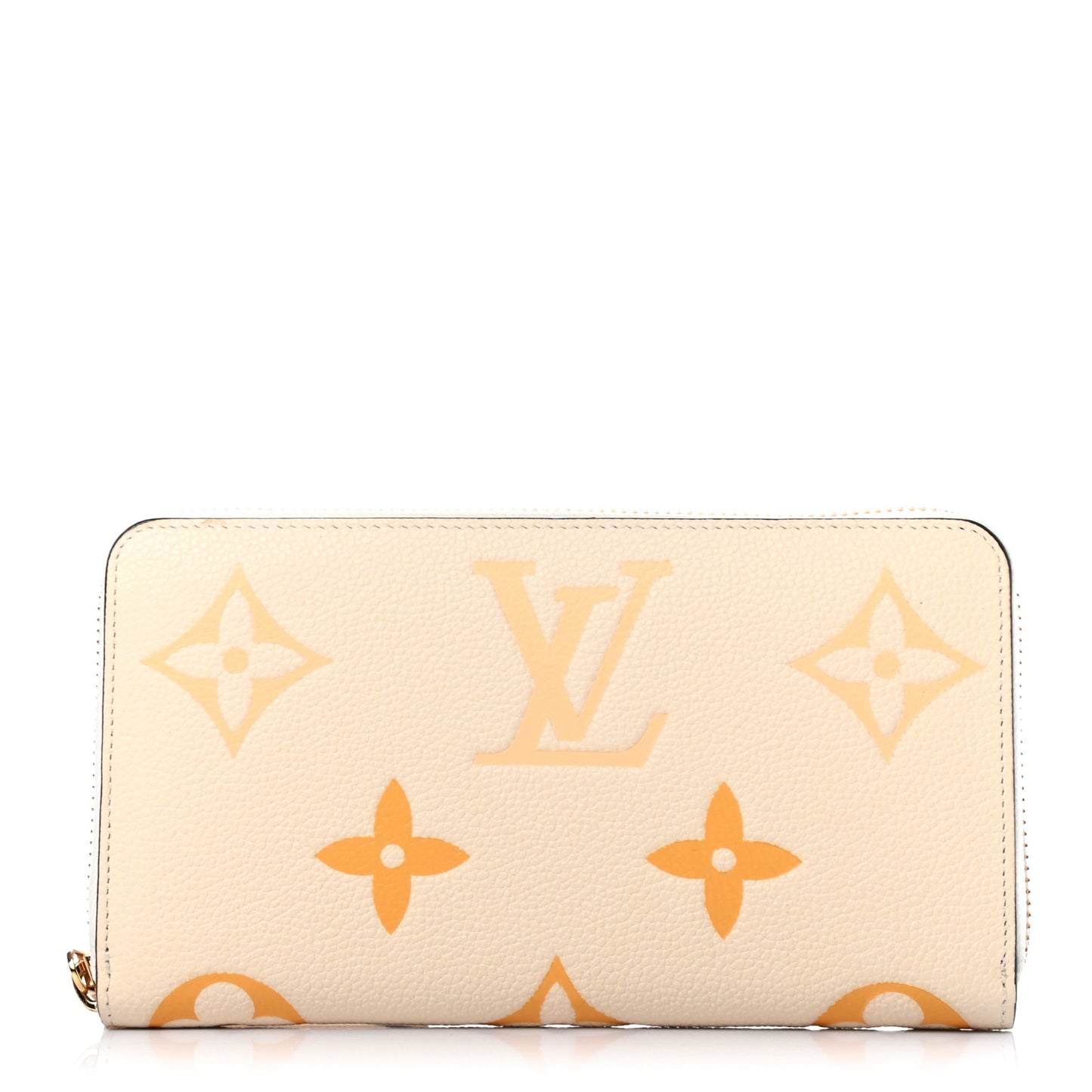 Empreinte Monogram Giant By The Pool Zippy Wallet Cream Saffron