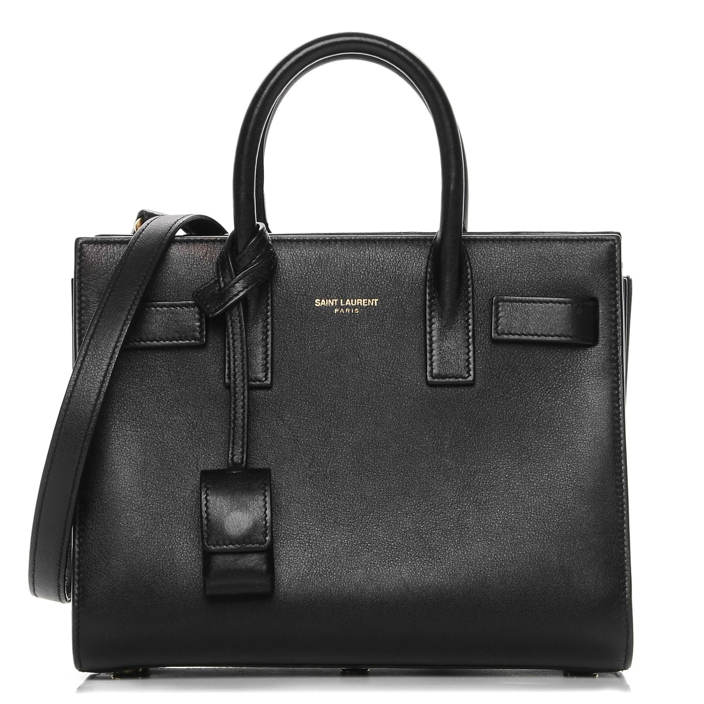 Calfskin Nano Sac de Jour Black