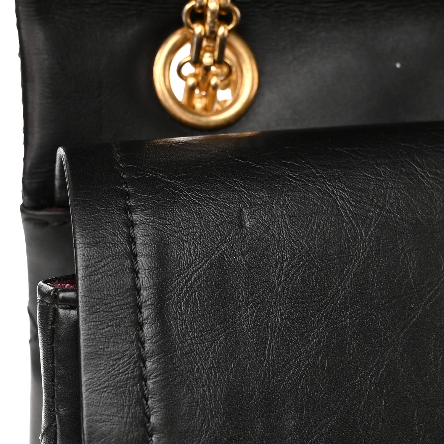 Chanel Aged Calfskin Quilted 2.55 Reissue 226 Flap Black 8 of 13