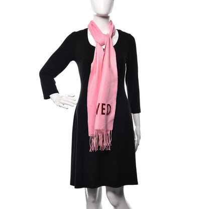 Gucci Silk Cashmere Sequins Lovesh Scarf Roseate 2 of 6