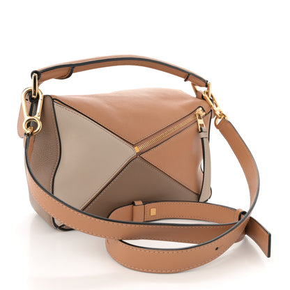 Loewe Calfskin Small Puzzle Bag Warm Desert Mink 3 of 14