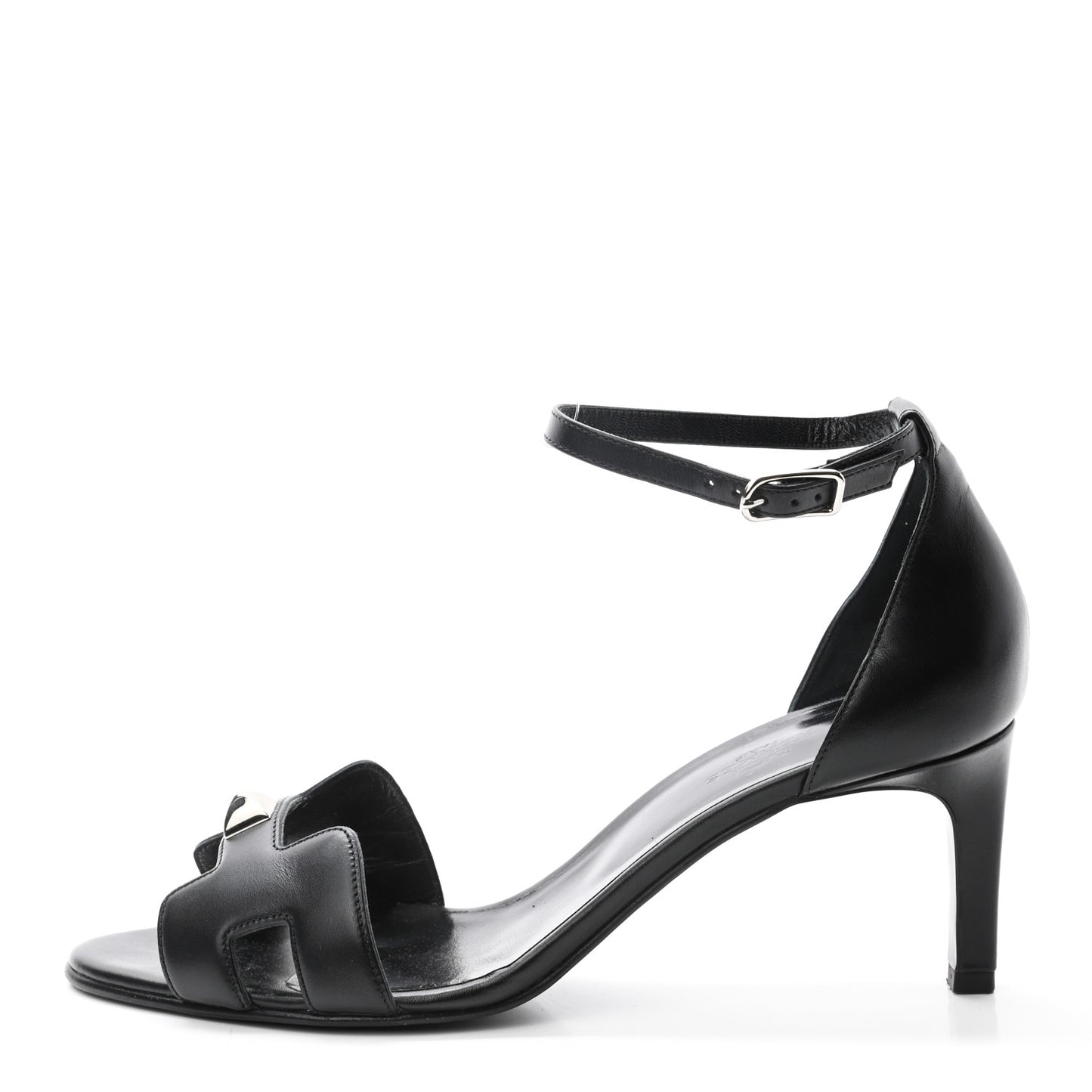 Calfskin Premiere 70 Slingback Sandals 39 Black