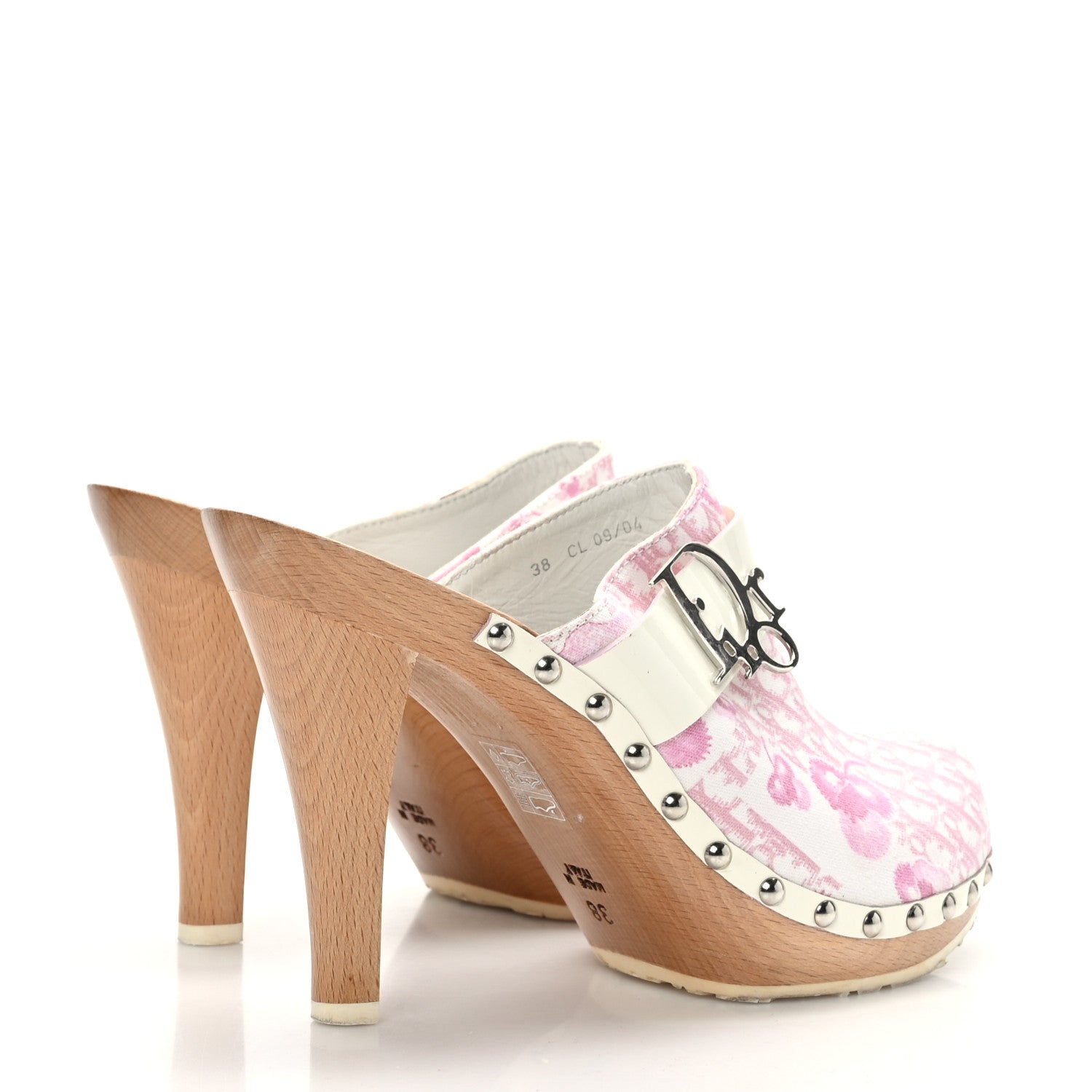 Christian Dior Monogram Romantique Trotter Mules 38 Rose 4 of 8