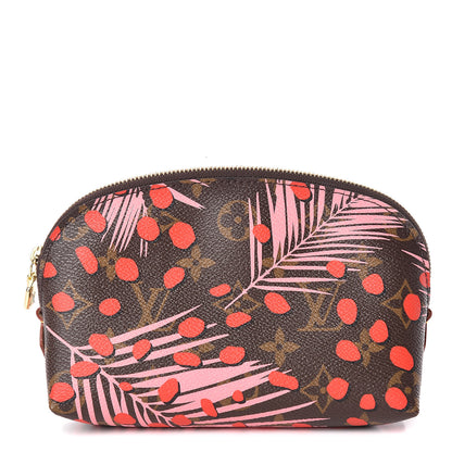 Louis Vuitton Monogram Jungle Dots Cosmetic Pouch Sugar Pink Poppy 1 of 9