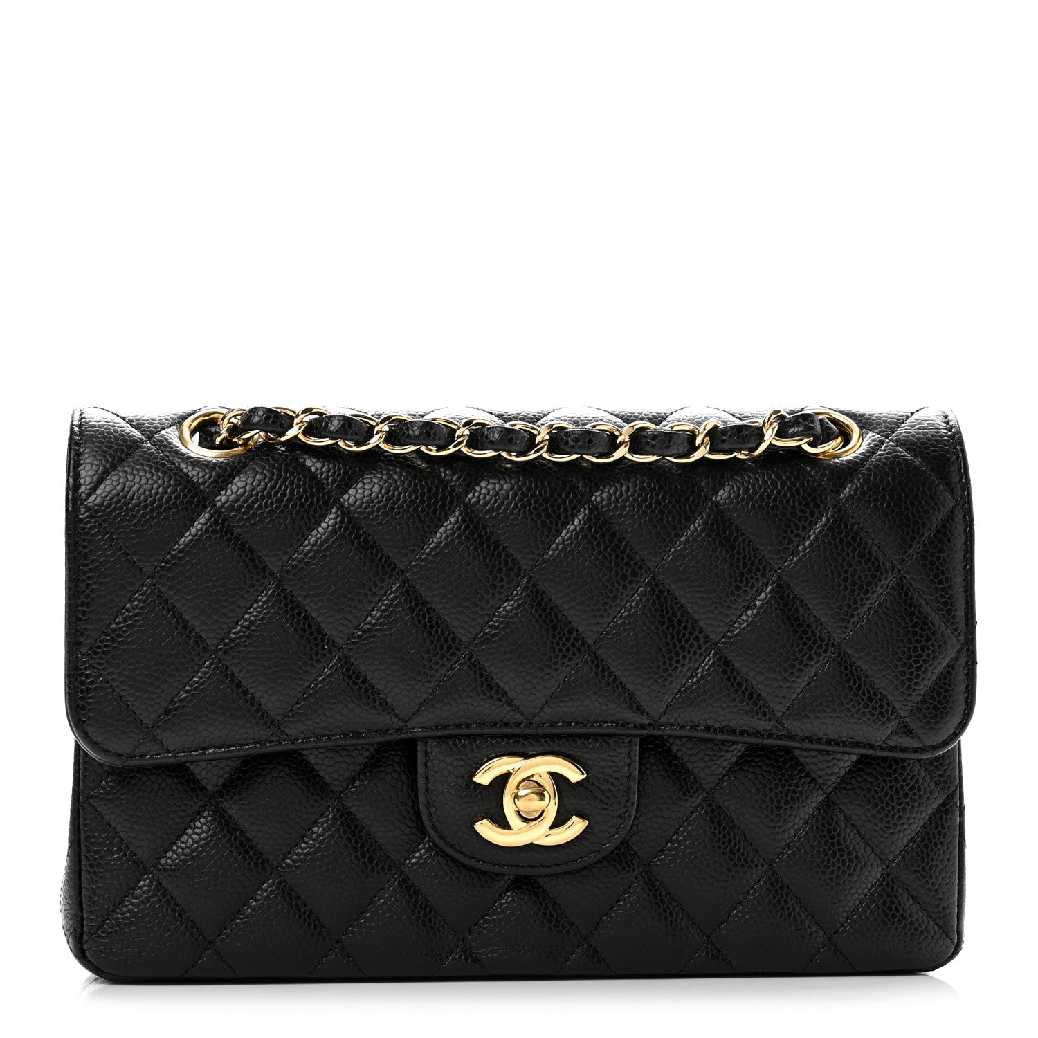 Chanel Caviar Quilted Small Double Flap Black 1 of 12