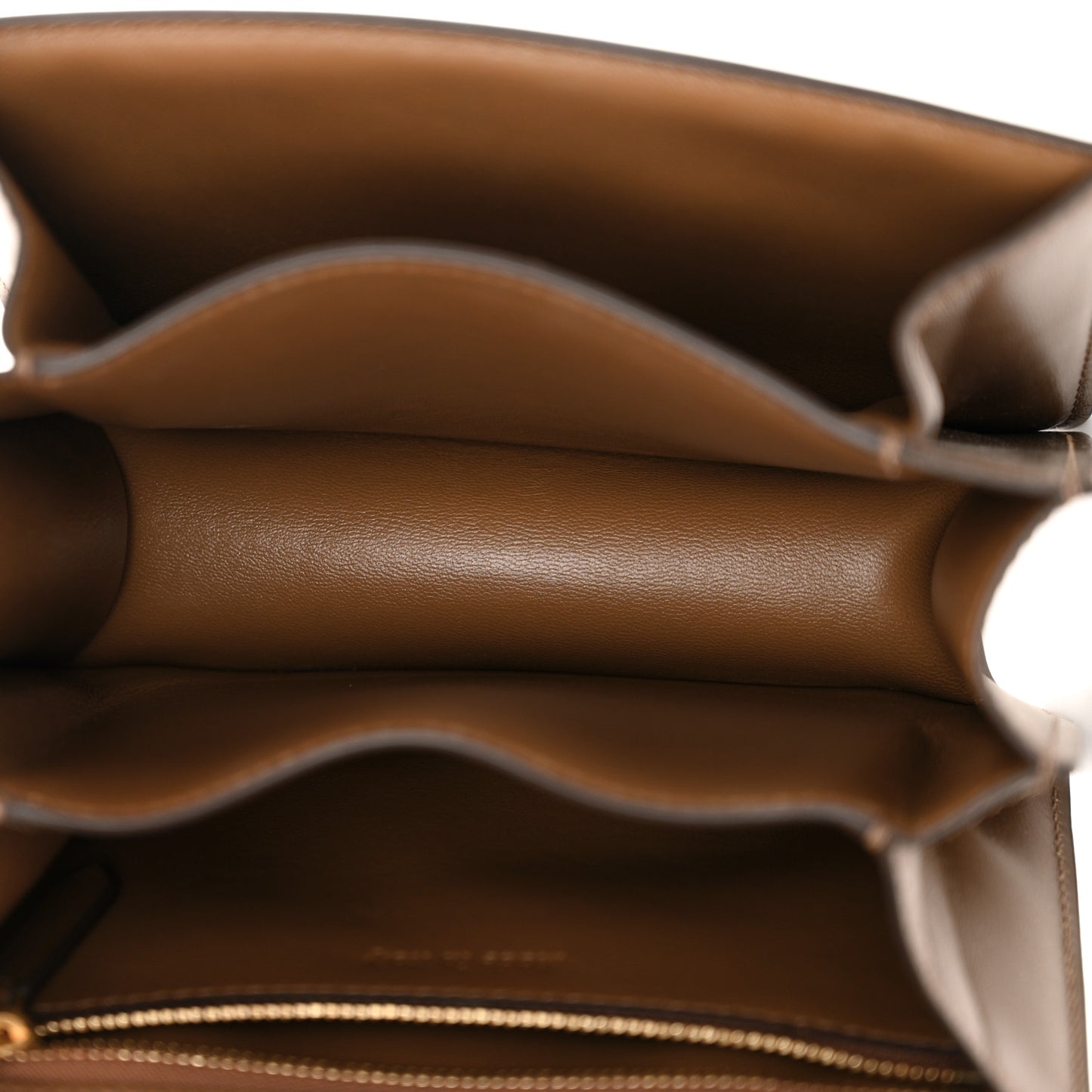 Box Calfskin Small Classic Box Flap Bag Camel