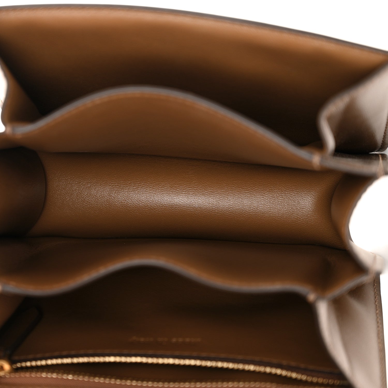 Celine Box Calfskin Small Classic Box Flap Bag Camel 5 of 14