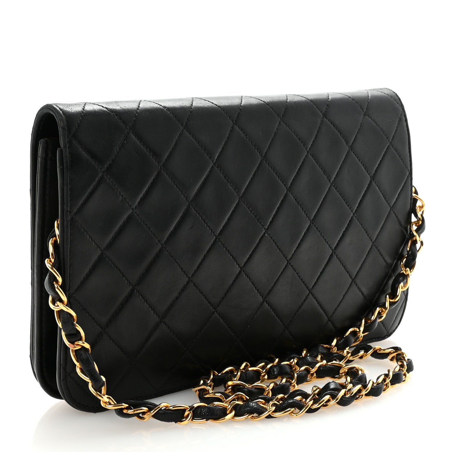 Chanel Lambskin Quilted Small Single Flap Bag Black 3 of 10