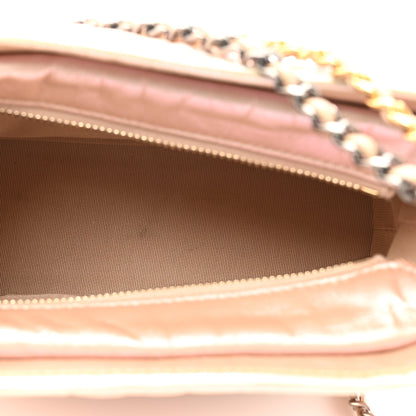 Chanel Iridescent Aged Calfskin Quilted Small Gabrielle Hobo Light Pink 5 of 10