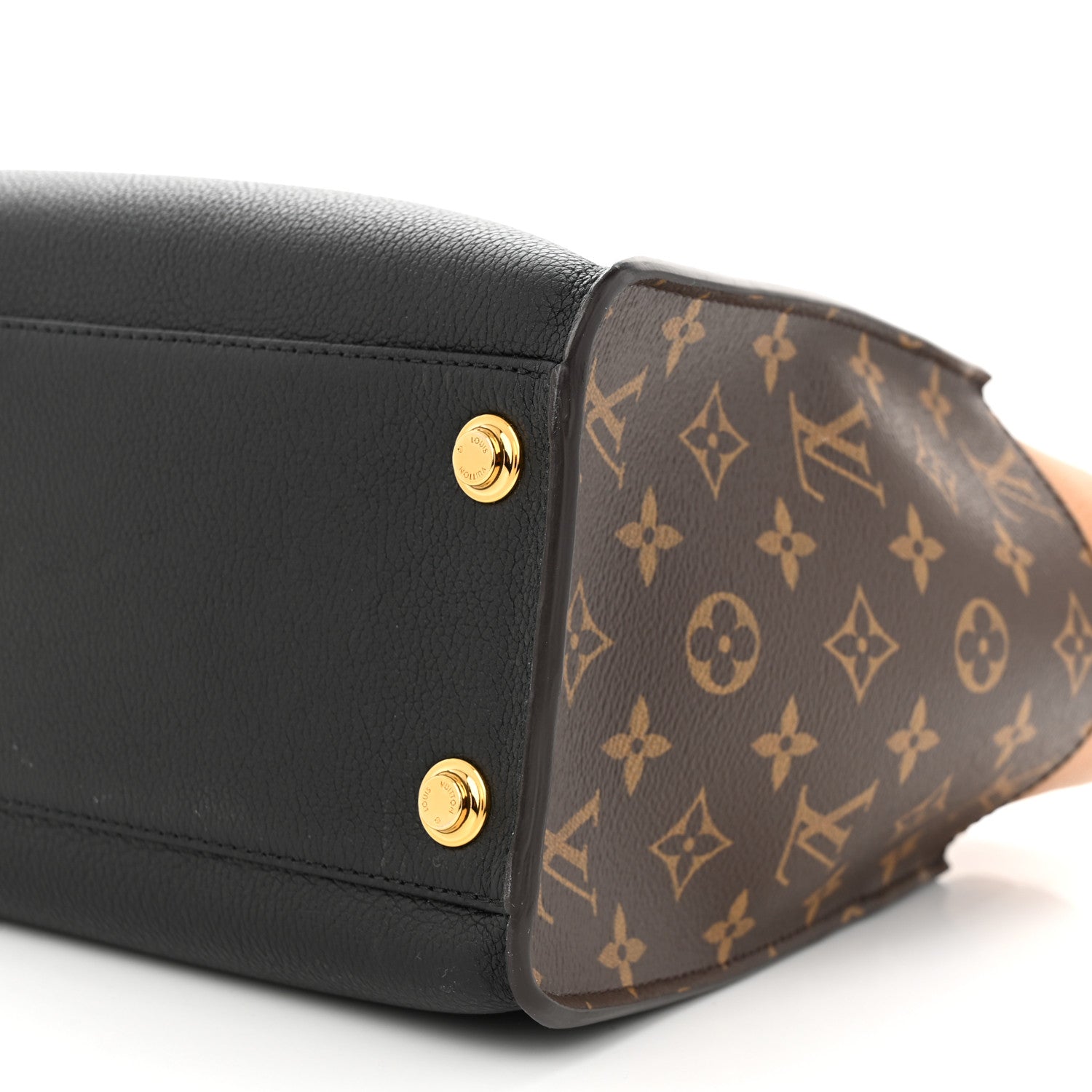 Louis Vuitton Calfskin Monogram On My Side Black 10 of 10