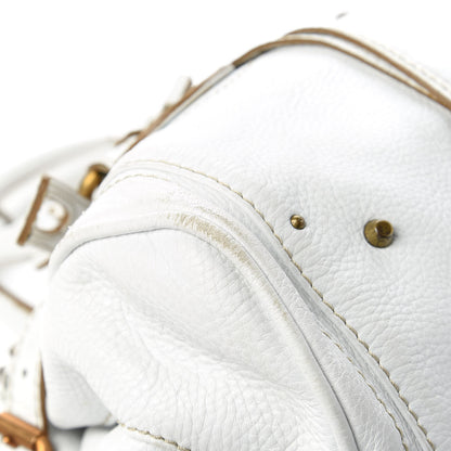 Chloe Calfskin Medium Paddington Satchel White 11 of 14