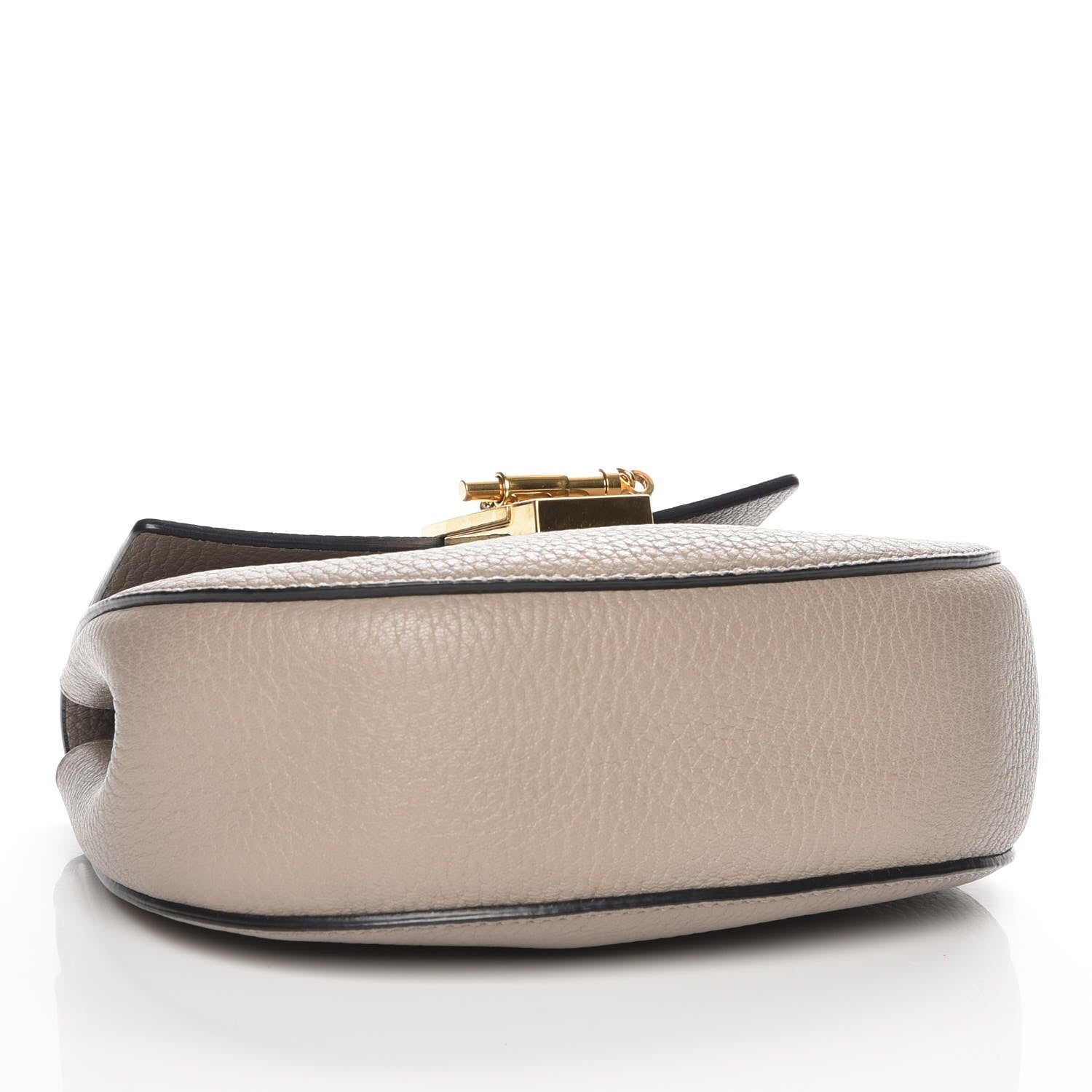 Chloe Grained Lambskin Mini Drew Shoulder Bag Motty Grey 4 of 6