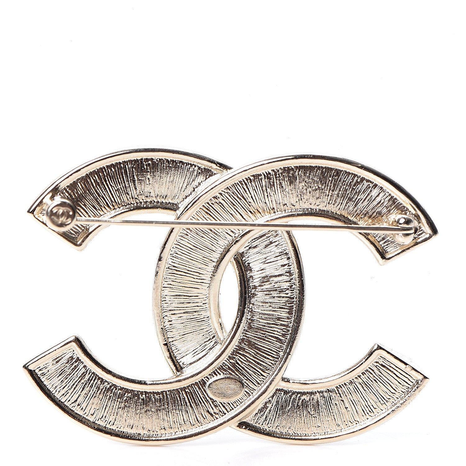 Chanel Crystal Pearl Chain Mania CC Earrings Gold 3 of 5