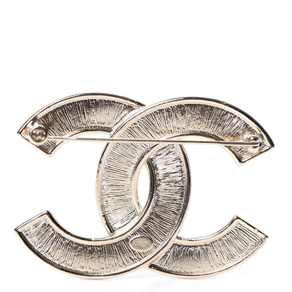 Chanel Crystal Pearl Chain Mania CC Earrings Gold 3 of 5