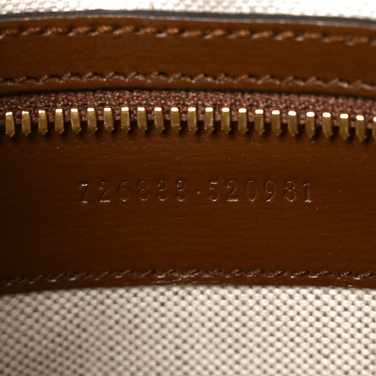 GG Supreme Monogram Azalea Calfskin Retro Interlocking G Wristlet Messenger Bag Beige Ebony Brown Sugar Beige Ebony Brown Sugar