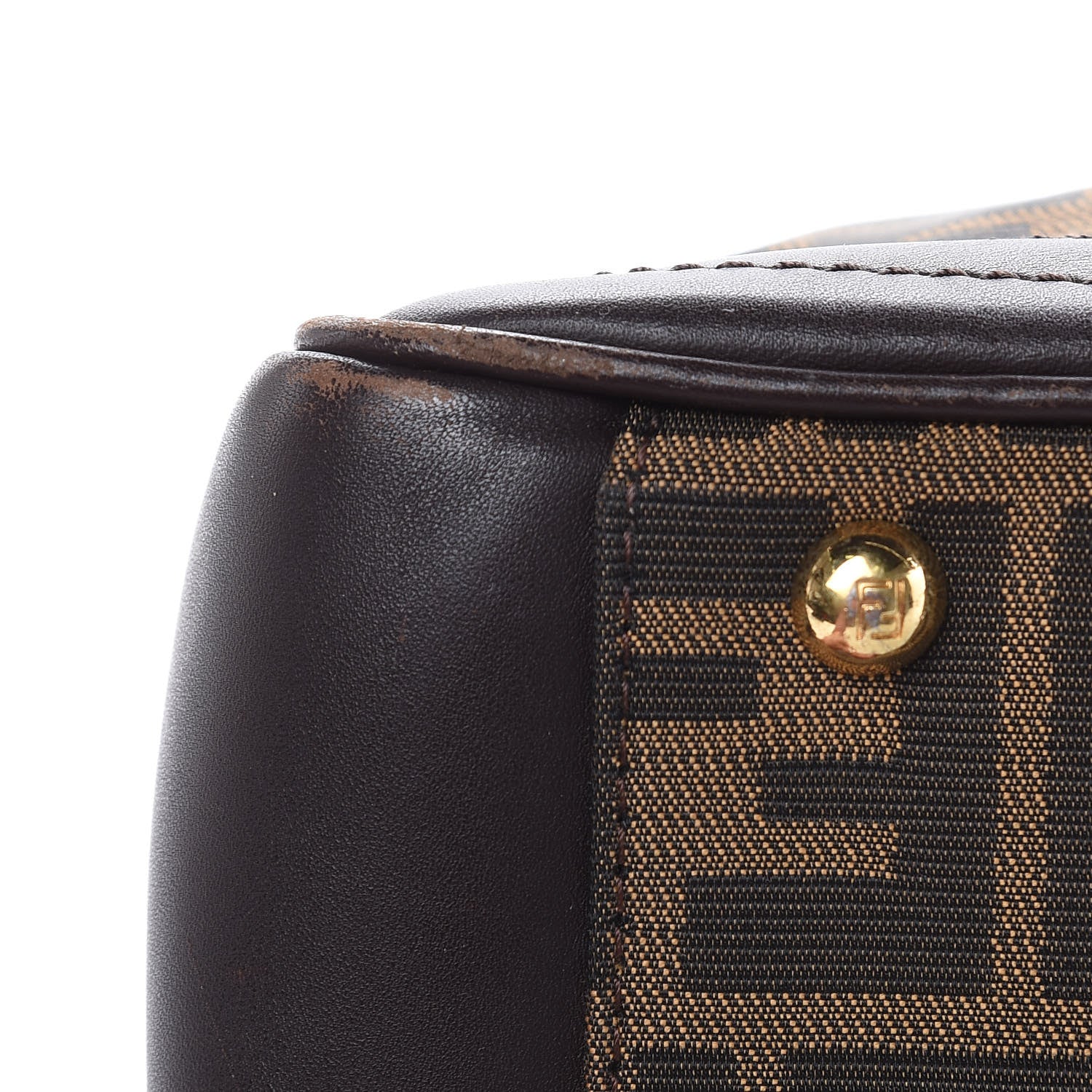 Fendi Zucca Satchel Tobacco 9 of 22
