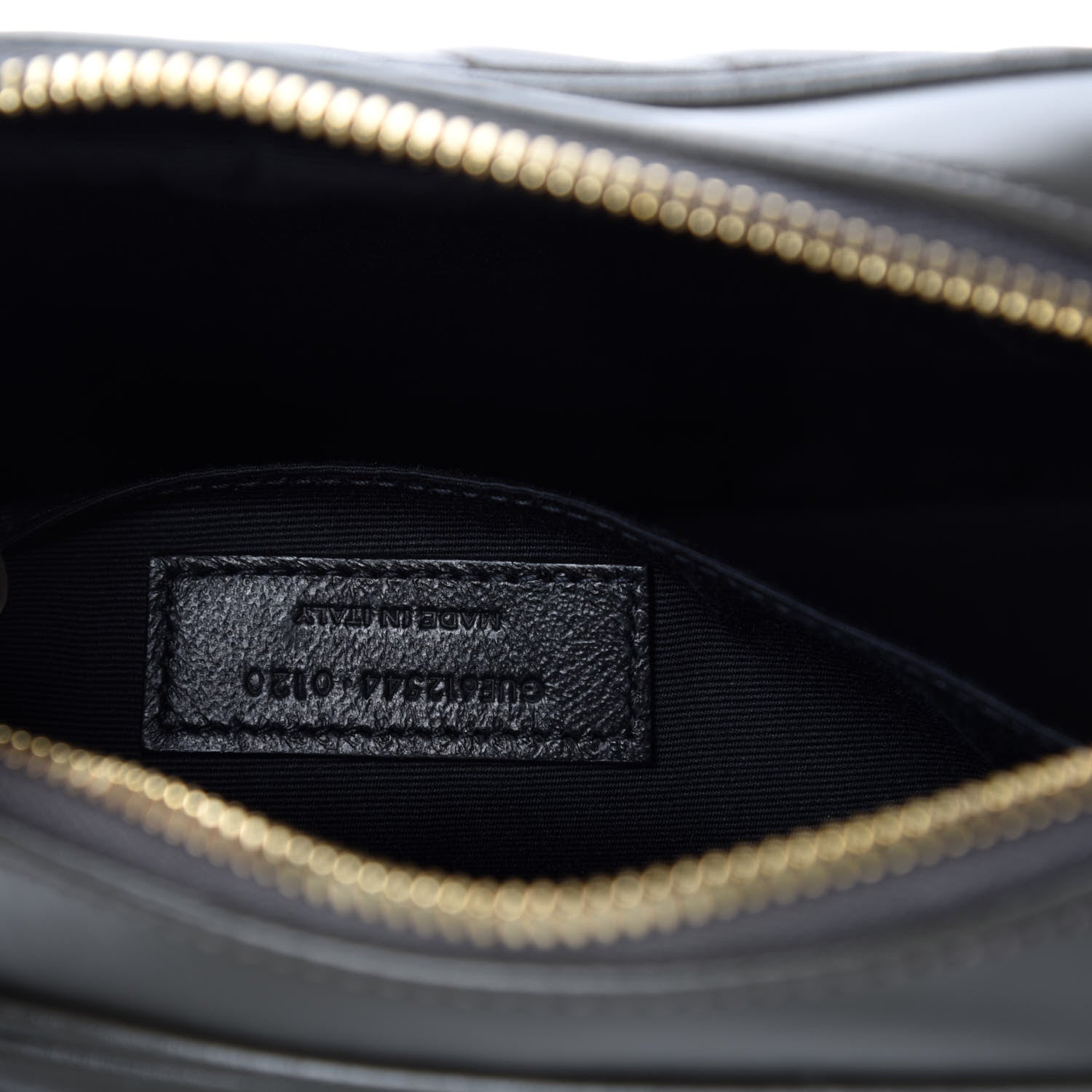 Saint Laurent Calfskin Matelasse Monogram Lou Camera Bag Sea Pebble 9 of 10
