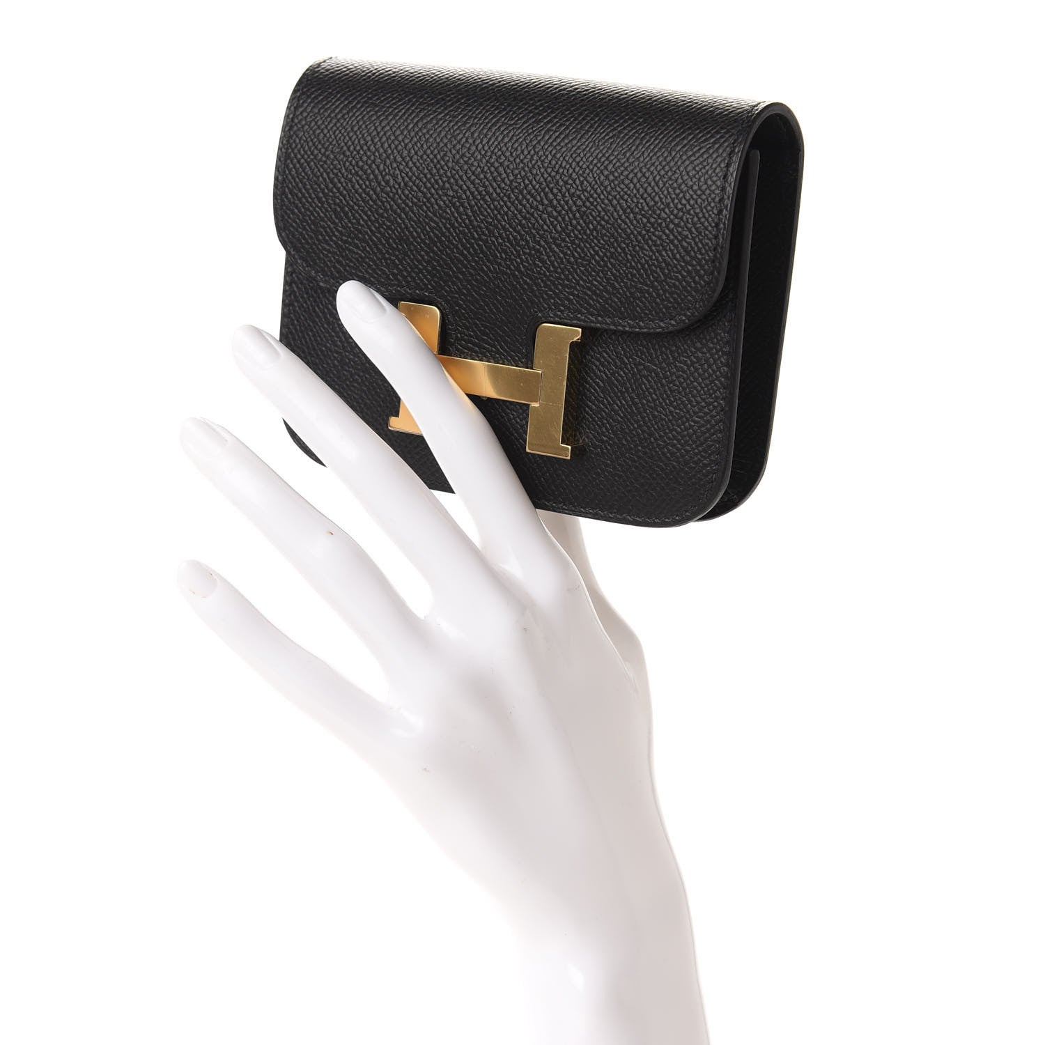 Hermes Epsom Constance Slim Wallet Black 3 of 10