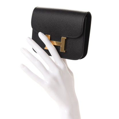 Hermes Epsom Constance Slim Wallet Black 3 of 10