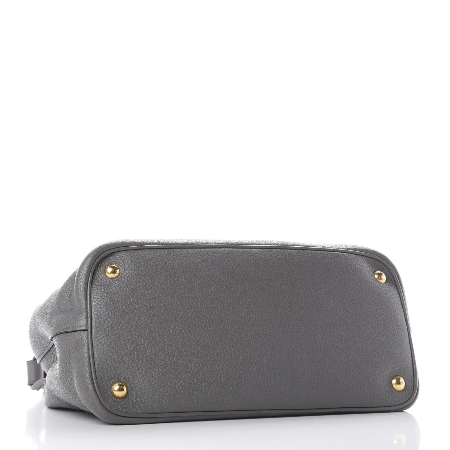 Vitello Daino Flap Shoulder Bag Marmo