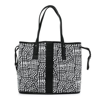 MCM Visetos Medium Liz Reversible Shopper Tote Black 4 of 16
